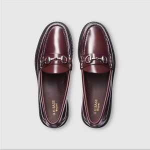 NWOT G.H. Bass Weejuns Women's Burgundy Loafers Never Worn
